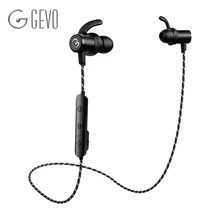 GEVO GV18-BT беспроводные Bluetooth наушники улучшеные магнитные стерео зацеп для ушей гарнитура спортивные шумоподавление наушники для телефона с микрофоном гарнитура к телефону для xiaomi iphone наушники блютус