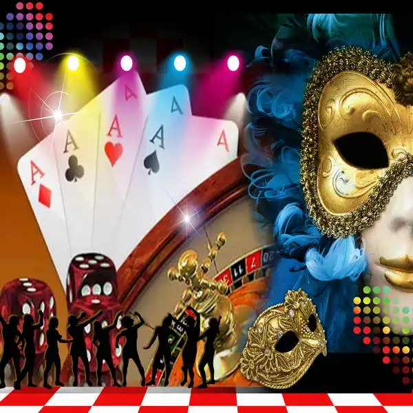 

10x10FT Casino Poker Cards Mardi Gras Masquerade Music Club Disco Custom Photo Studio Backdrop Background Vinyl 3m x 3m