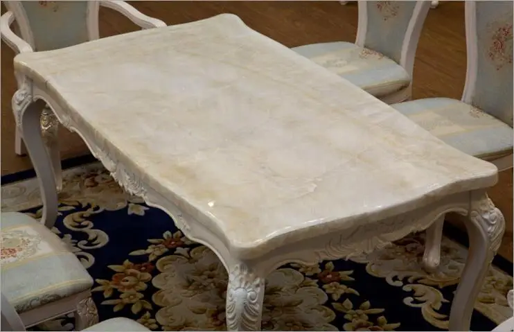 Antique Style Italian Dining Table, 100% Solid Wood Italy Style Luxury Dining Table Set 6 chairs o1105 Antique Style Italian Dining Table, 100% Solid Wood Italy Style Luxury Dining Table Set 6 chairs o1105