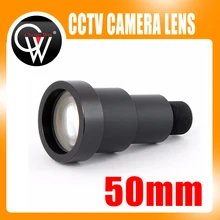 10pcs/lot 50mm lens 6.7 degree 1/3” CCTV MTV Board IR Lens for Security CCTV Video Cameras M12