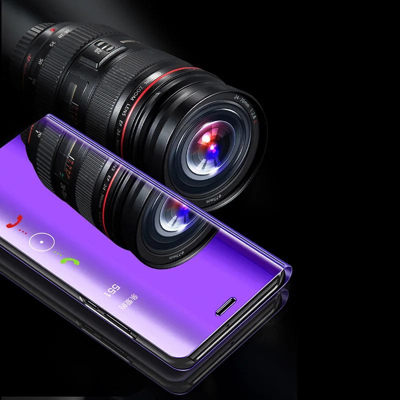 360 Полное покрытие умный прозрачный зеркальный чехол для Samsung Galaxy S6 S7 edge Plus