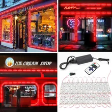 Суперяркий SMD 5054 светодиодный модуль 6 светодиодный s DC12V Водонепроницаемый магазин оконные светильники светодиодный рекламный модуль освещения гирлянды светодиодные лампы