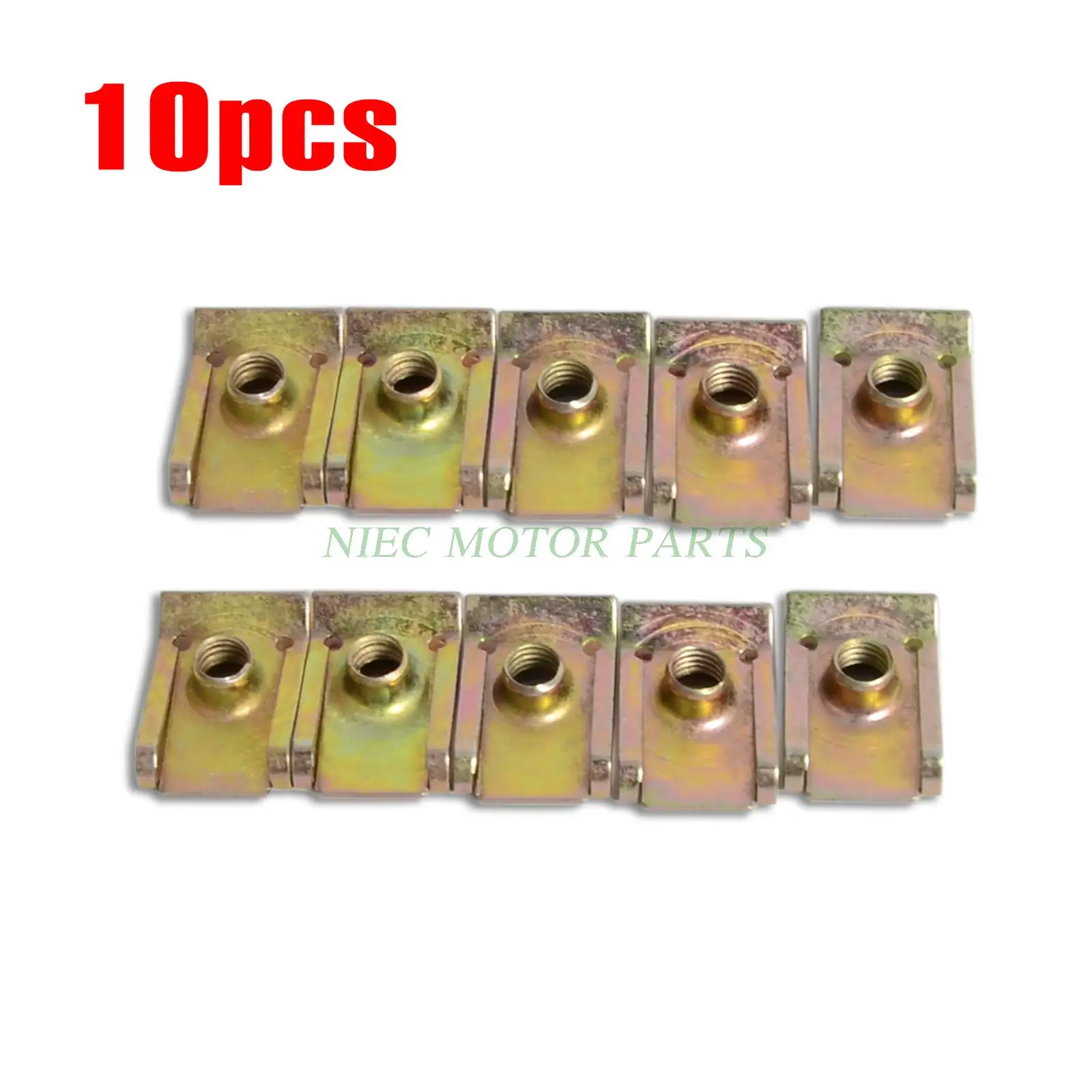 10 x m6 6mm Fairing Spire Clip Nut Speed Clips For Yamaha Honda Ducati Kawasakiin Auto Fastener