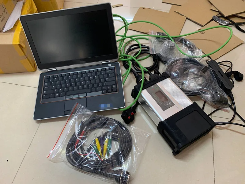 MB Star C5 SD C5 с V2019.12 программным обеспечением DAS/DTS/X/Vediamo/HHT в 360 ГБ SSD и используемый ноутбук E6420 i5 4G для автоматической диагностики mb