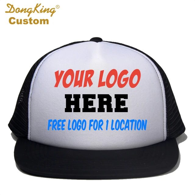 Custom Trucker Hat Flat Bill Visor Free Logo Men Women Summer Custom Trucker Hat Flat Bill Visor Free Logo Men Women Summer Snapback Caps Sports Team Group
