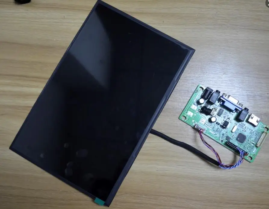 IPS 10 1 дюймовый TFT LCD цифровой без сенсорного экрана + Автомобильный дисплей DIY Kit WIN7/