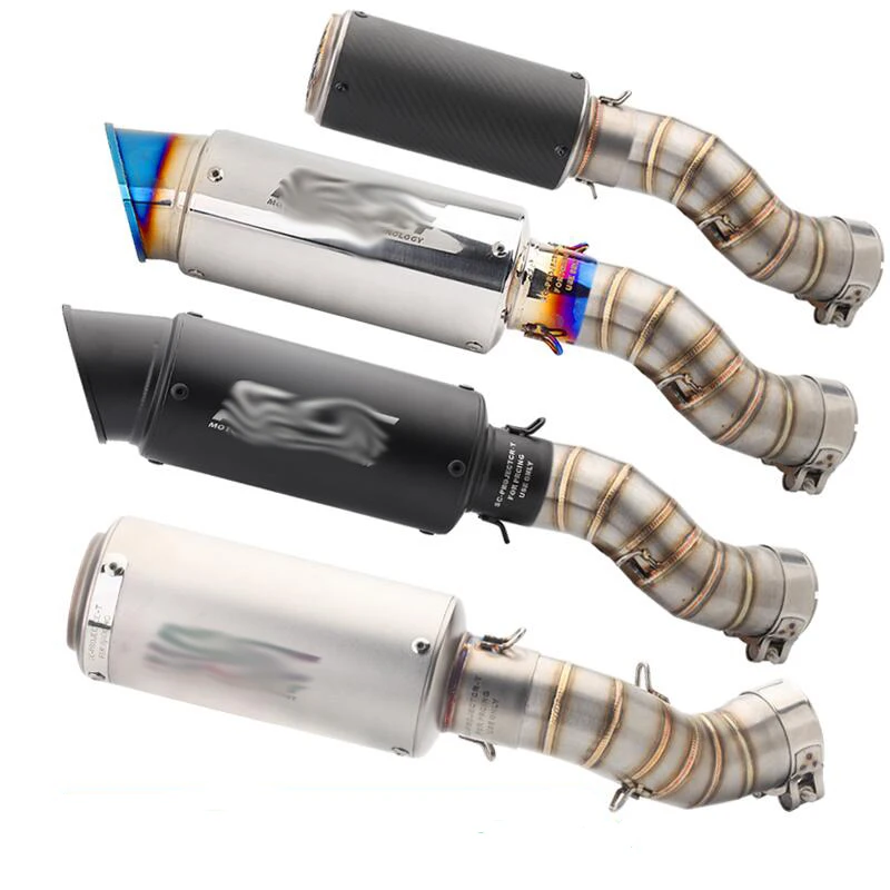 

30% Slip on For Kawasaki Z900 2018 Motorcycle Exhaust Muffler Pipe Modified With Middle Connection Link Pipe Full System