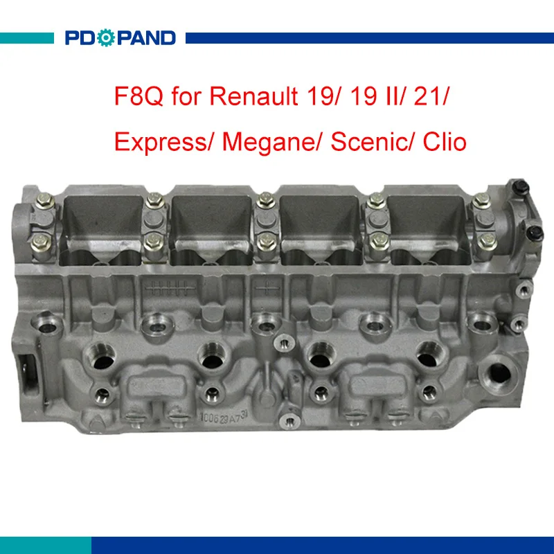 

F8Q 610/714/722/724/764/768/774/776 engine cylinder head 908048 for Renault 19 II Clio 21 Express Megane Scenic 1.9L 7701468014