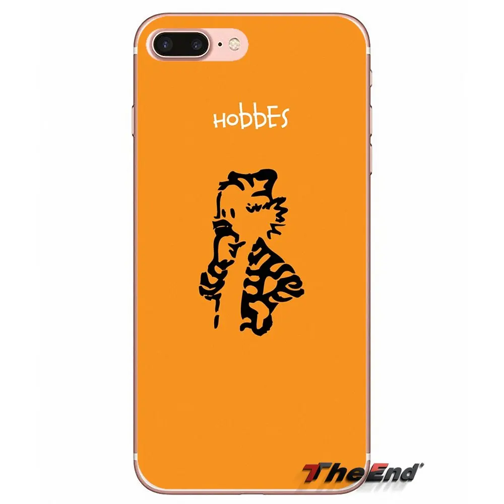 Мягкий прозрачный просвечивающийся чехол Чехлы Calvin и Гоббс для Xiaomi Redmi 4A 4X3 S Note 3 4 5