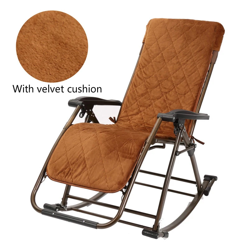 Домашнее кресло для отдыха, складное многофункциональное кресло для пожилых людей, портативное садовое кресло-качалка с регулируемым углом наклона - Цвет: B1
