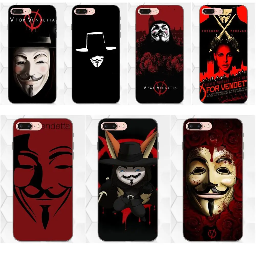 Чехол для мобильного телефона с фильмом V Vendetta Galaxy C5 C7 J1 J2 J3 J330 J5 J6 J7 J730 2017 Ace Core Duo Max