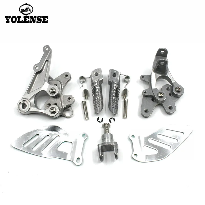 

For SUZUKI GSXR1000 GSX-R1000 GSXR 1000 GSX R1000 2009-2013 Motorcycle Footrests Front Foot Pegs Pedals Rest Footpegs Bracket