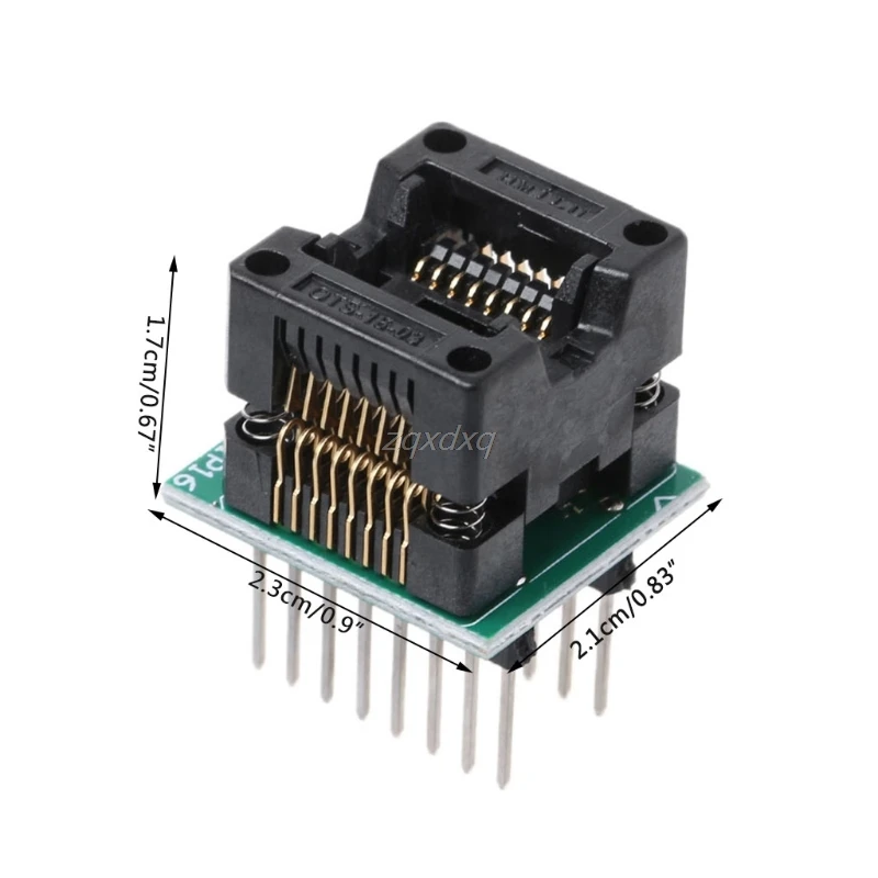 SOP16 к DIP16 SOP16 отложным воротником DIP16 SOIC16 к DIP16 IC разъем программист адаптер гнездо 150mil и Прямая поставка