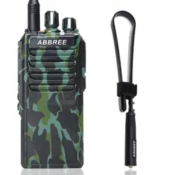 ABBREE AR-25W рация UHF 400-480 мГц Выход Мощность 25 Вт 10 Вт 5 Вт 10 км Диапазон радио 4000 мАч Батарея + Тактический антенны