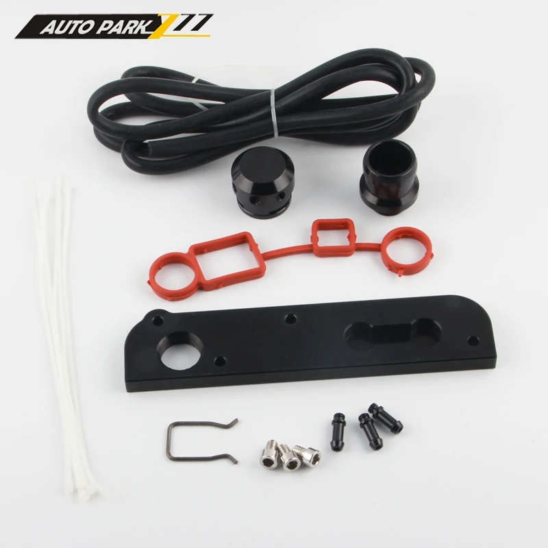 PCV Adapter Set for Audi VW 2.0 TFSI EA113 ENGINE Torque Solution Billet PCV Adapter w / Boost Kit Cover