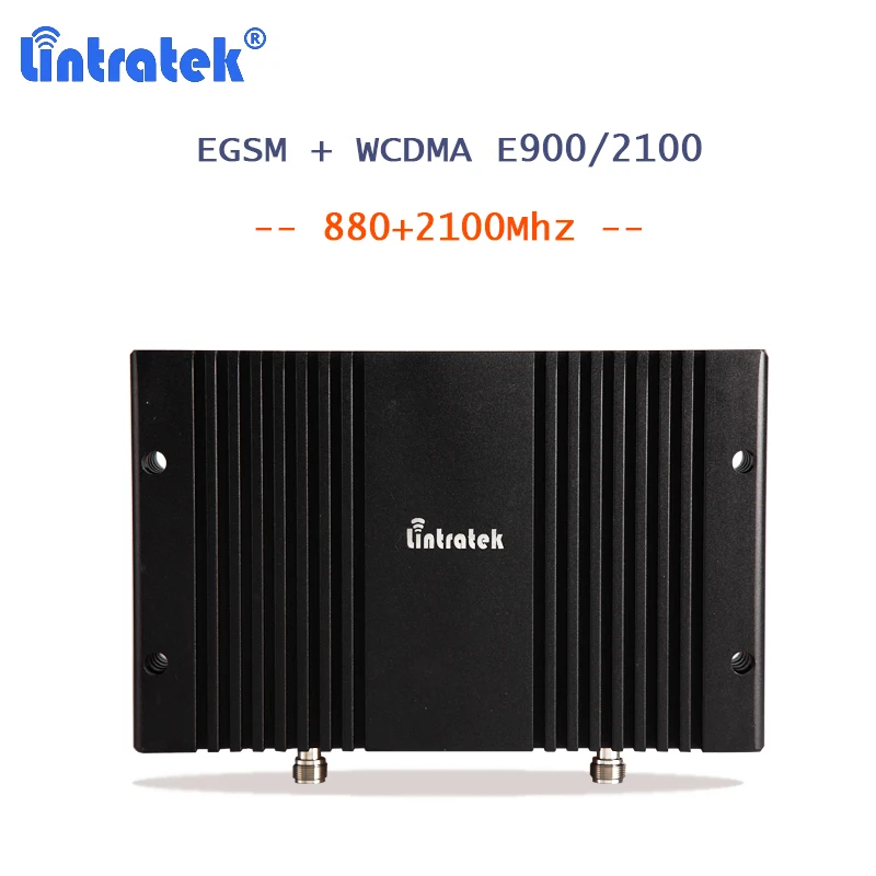 

Lintratek Band 20 EGSM 880 Celular Signal Booster UMTS 2100 3G Cellphone Amplifier 70dB AGC/MGC Great Power Booster B1 wcdma 26