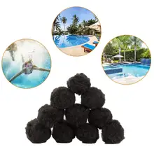 Плавательный оборудование для чистки бассейна специальный тонкий фильтр шар из волокна фильтр легкий высокопрочный долговечный Бассейн очистки