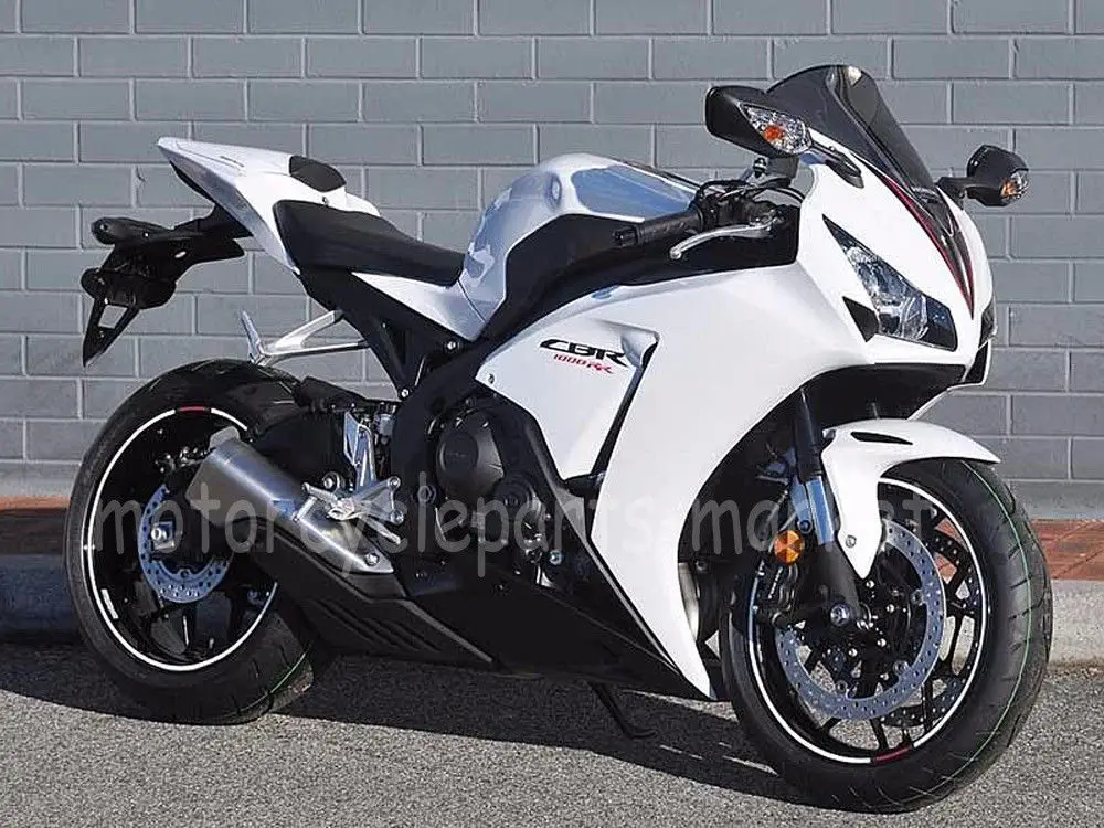 

Black w/ White ABS Plastic Fairing Injection Bodywork Kit for Honda CBR 1000 RR 1000RR 2012 - 2015 2013 2014