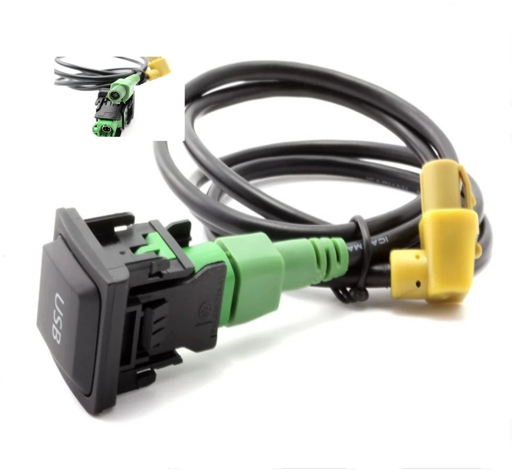 OEM USB Switch Cable Fits VW GOLF JETTA MK5 MK6 SCIROCCO RCD510 RNS315