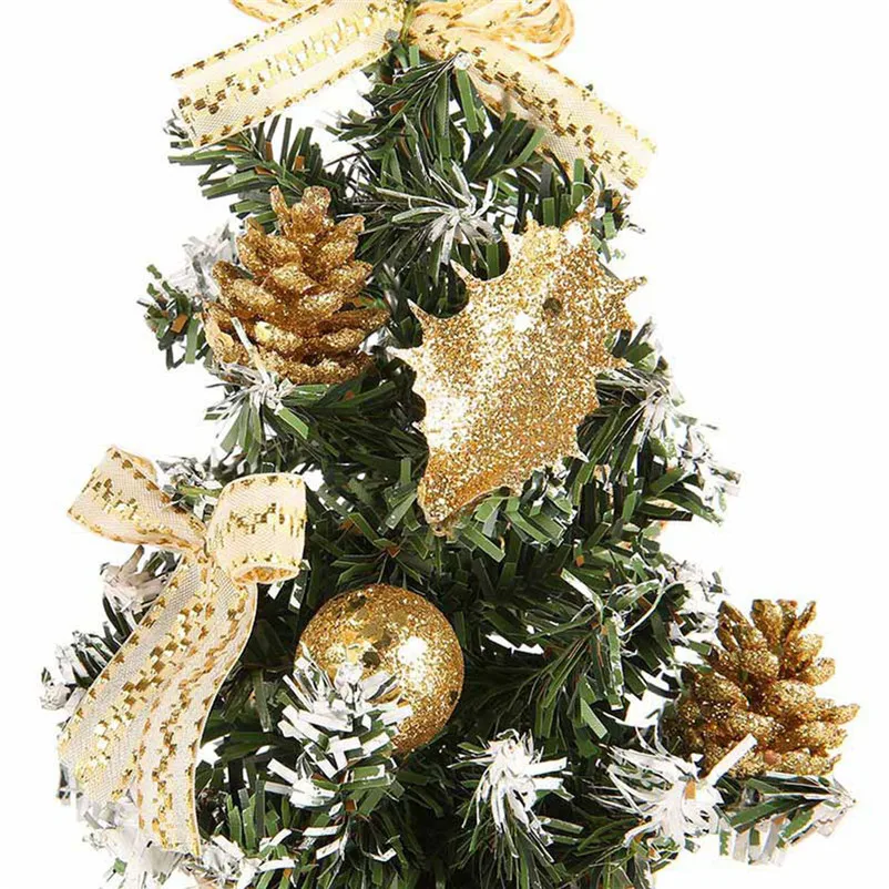 Artificial Tabletop Mini Christmas Tree Decorations Festival Miniature Tree xmas kerstboom decoratie navidad decors O30 (4)