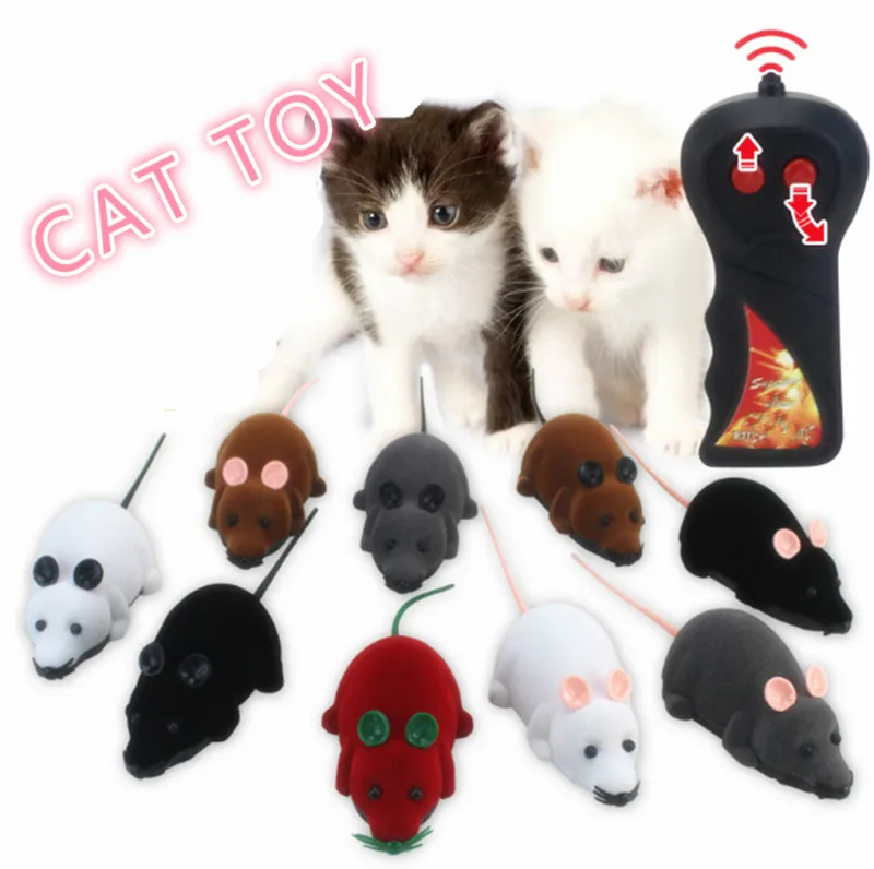 

Remote Control Wireless Simulation Electric Mouse Toy Pets Cats Game Cats Dogs Toy