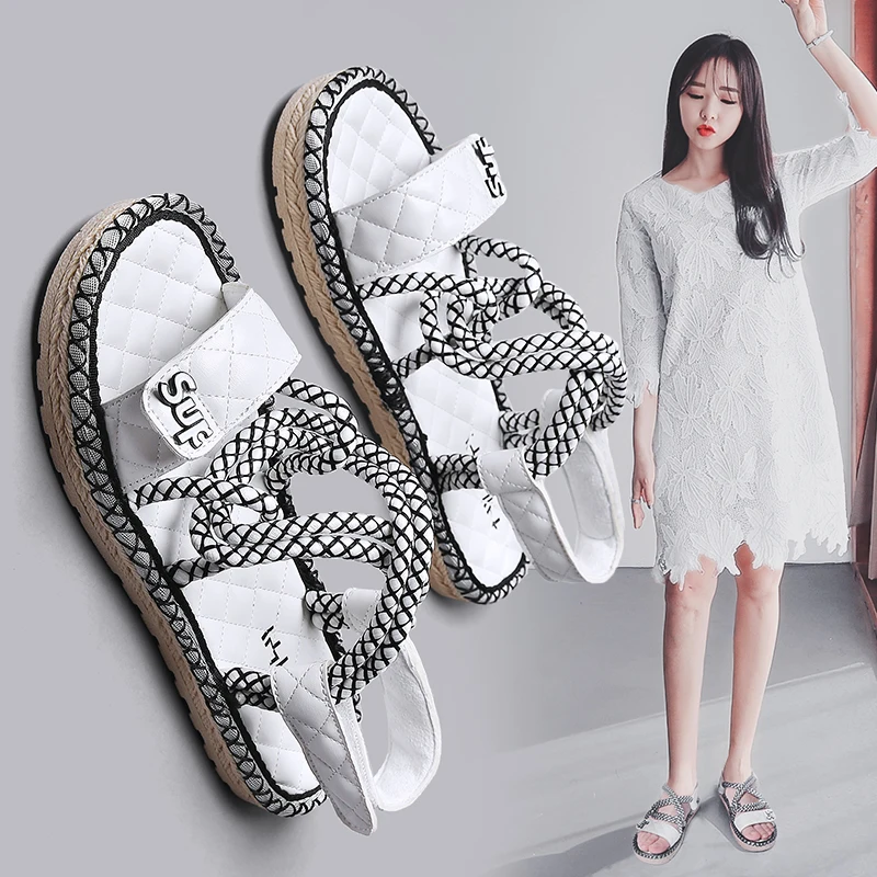 

women flat sandal fashion shoes yongge-820