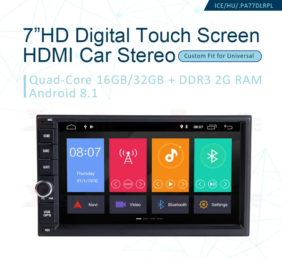 Top Car DVD Player Android 8.1 Player 2 Din Radio Universal GPS Navigation Multimedia For Nissan Toyota Volkswagen Mazda BYD Wifi FM 0 Top Car DVD Player Android 8.1 Player 2 Din Radio Universal GPS Navigation Multimedia For Nissan Toyota Volkswagen Mazda BYD Wifi FM 0