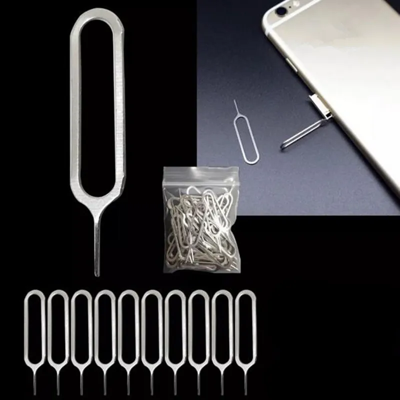 

Winangelove 2000pcs High quality Sim Card Remover Tray Eject Pin Key Tool For iPhone 4G// 4S 5G /5GS for samsung