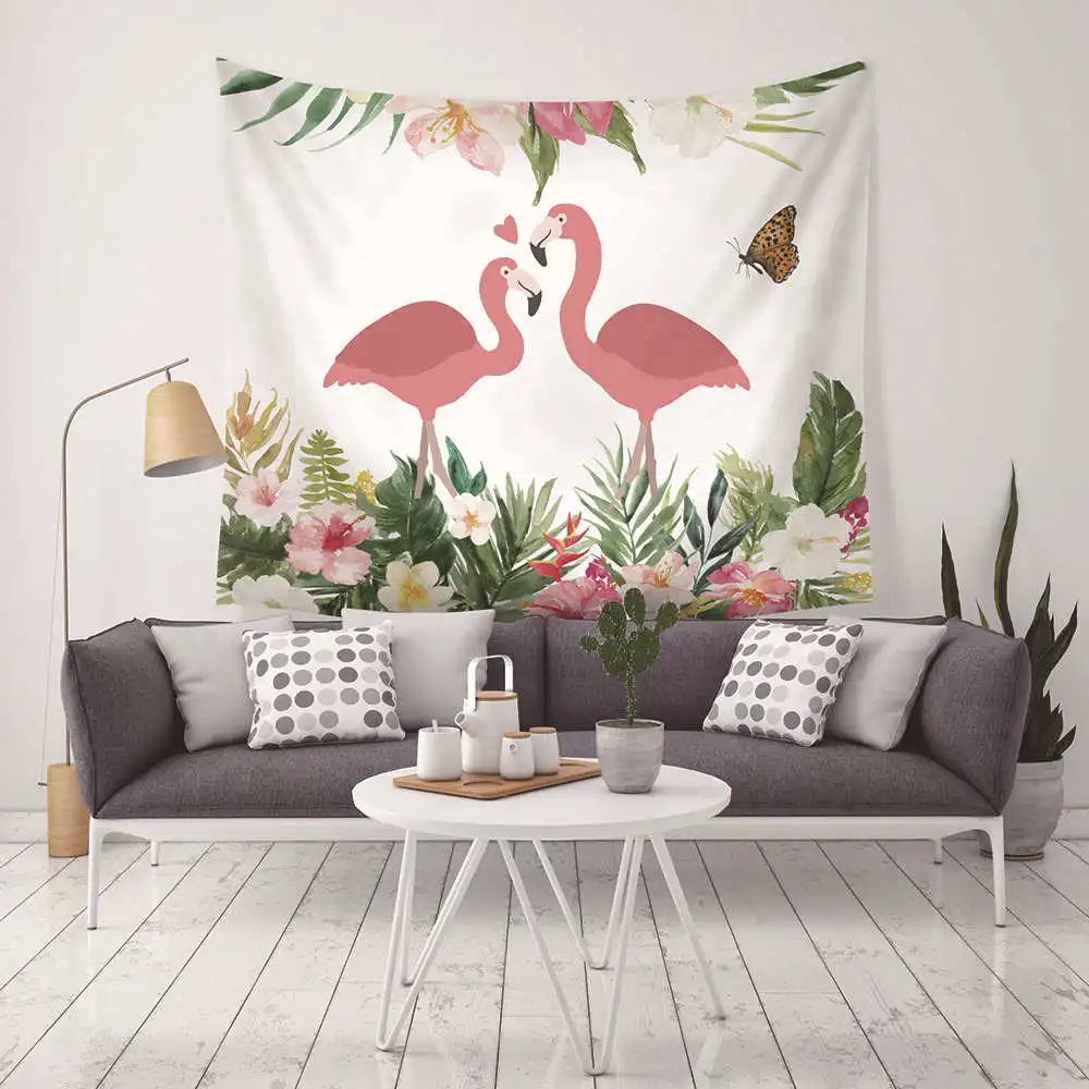 Tropical Beautiful Tapestry House Decorations Wall Hanging Forest Starry 100% Cotton Tapestries For Living Room Bedroom Macrame