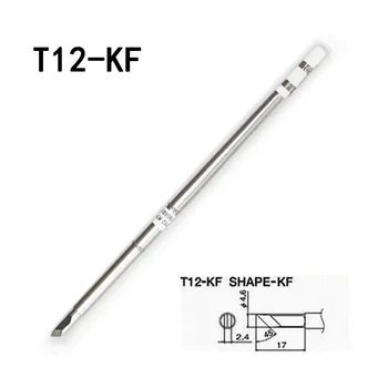 

2pcs T12-KF Solder Iron Tips 70W 200-400ML High Quality T12-KF Lead-Free Soldering Iron Tip For HAKKO FX-950/FX-951/FX-952