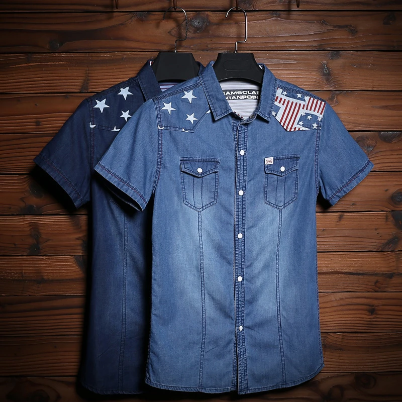 mens shirts two breast pockets