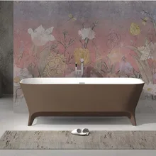 1800x800x600 мм отдельно стоящая квадратная твердая поверхность Ванна кварц отдельно стоящая цветная Ванна 65115-1220