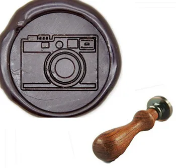 

Retro Camera Wax Seal Stamp, Great for Embellishment of Envelopes, Invitations, Wine Packages, Greeting Cards, etc