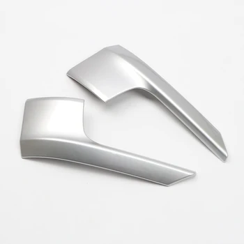 

car styling Exterior Accessories Front Bottom Bumper Side Strip Protector Trim 2pcs ABS Matte For VW Volkswagen T-Roc 2017-2018