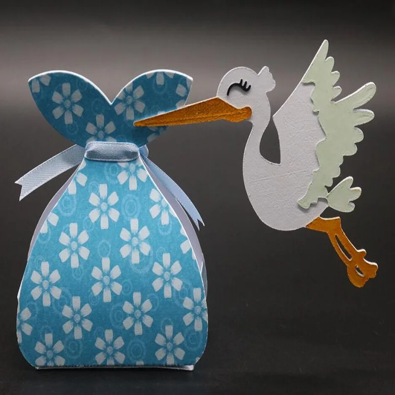 

3D Bird Gift box Metal Cutting Dies for DIY Scrapbooking Stamp/photo album Decorative Embossing stencil DIY Paper Cards making