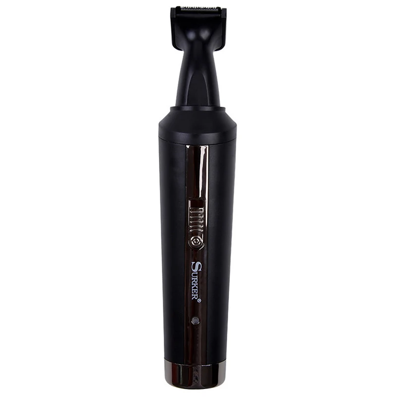 

Surker Sk-217 4 In 1 Multi-Function Trimmer Waterproof Rechargeable Shaver Nose Hair Styling Knife Corner Knife Trimmer Eu Plug