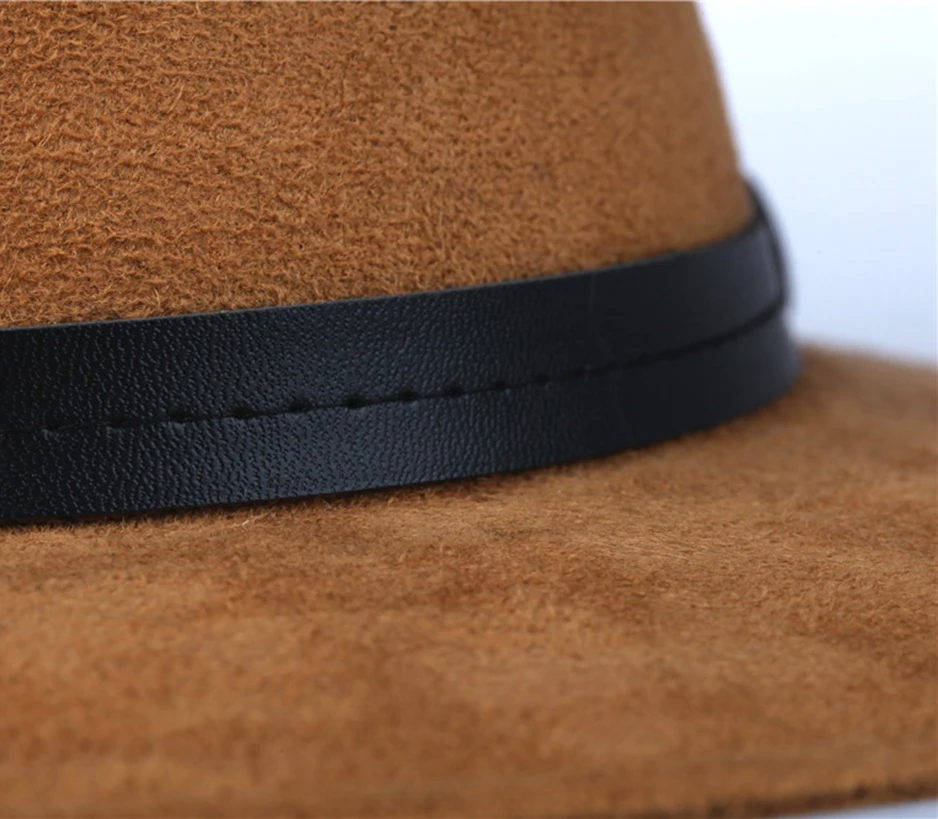 Wearone 2017 сумасшедшая Jazzhat унисекс замшевые с широкими полями весенние фетровые