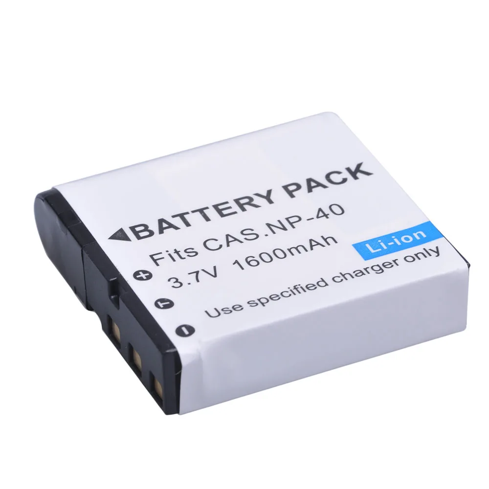 

1600mAh 1pcs NP-40 NP40 NP40 Battery for CASIO EX-Z30/Z40/Z50/Z55/Z57/Z750 EX-P505/P600/P700 PM200 Battery