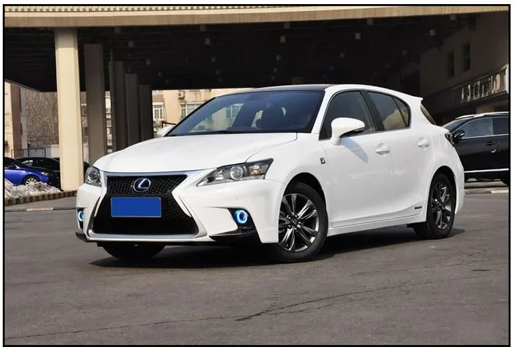 Авто-Стайлинг светодиодный Габаритные огни для Lexus CT220h F Sport- противотуманная фара COB Ангельские глазки DRL галогенные лампы H11 55 Вт