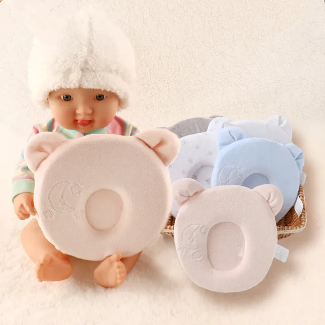 Baby Shaping Pillows Memory Form Baby Pillow Round Concave Shape Infant