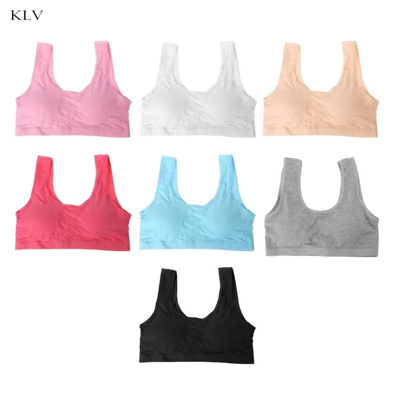 

Teenage Kids Girls Underwear Teen Sports Bra Puberty Training Bra Underclothes