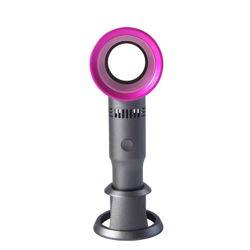 

Ouhaobin Mini fan Portable USB Rechargeable Bladeless Hand Held Fan for Laptop Desktop Portable Micro USB Fan Gadget Cool 524#2