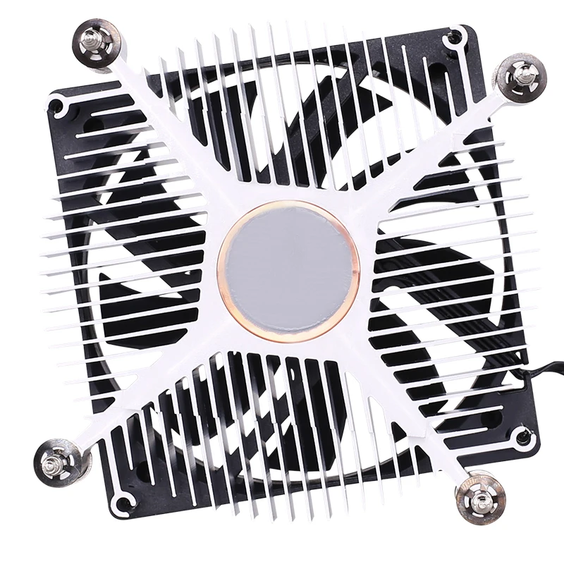 Mini Cooler Master H115 H116 Refrigerador Cpu para Máquina All-in-one e Ventilador Silencioso Intel Lga 1155 1156 1150 1151 80 mm Ventiladores e resfriadores - Imagem 4