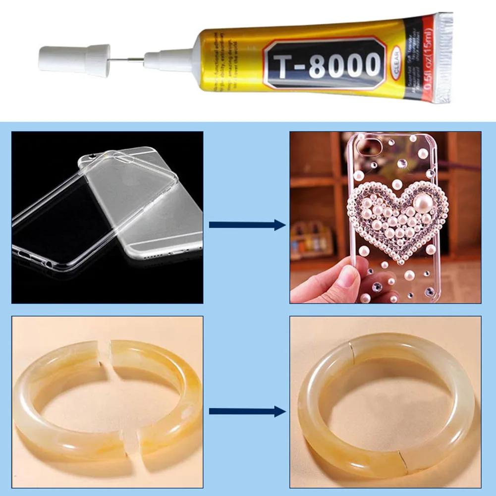 

T7000/T8000 Glue Epoxy Resin Clear Adhesive Needle Type Phone Screen Repairing Tool can CSV