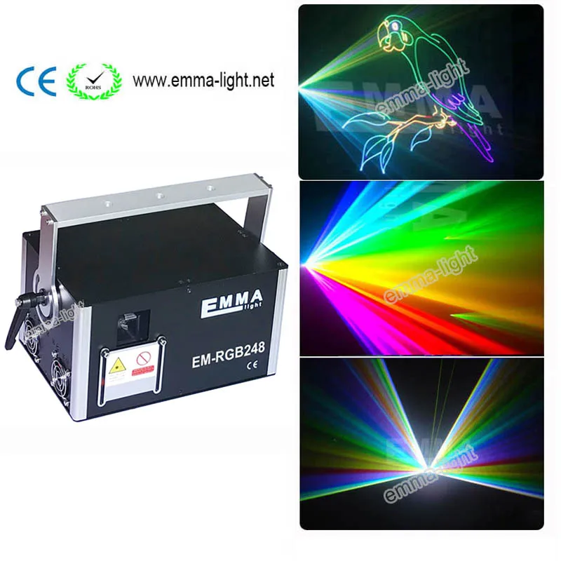 

laser rgb ilda dmx sd card 3w, full color animation writing laser light outdoor,portable disco laser party lights