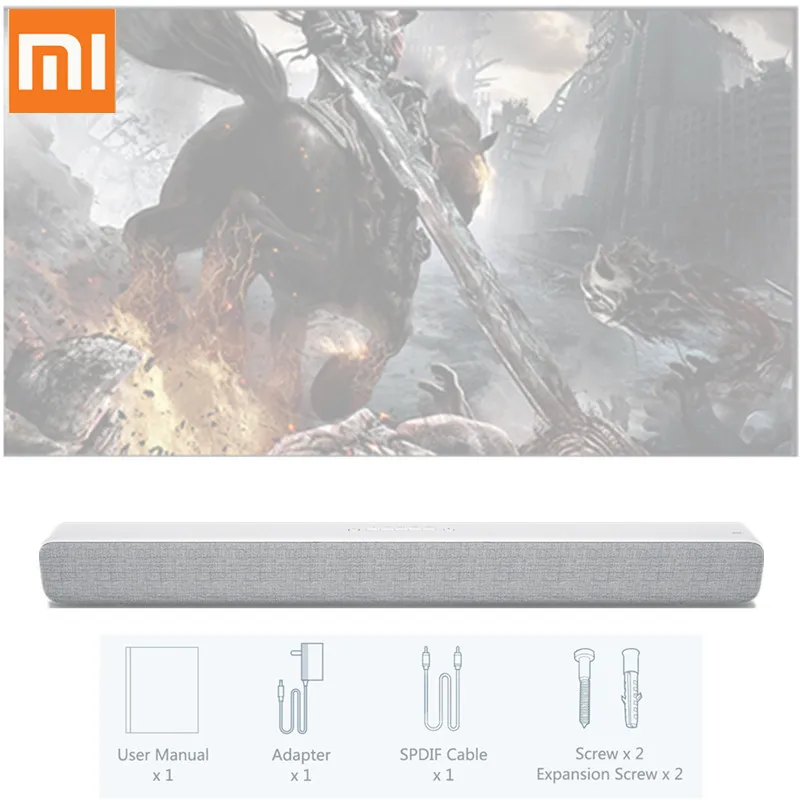 

Original Xiaomi Speaker TV Sound Bar Wireless Bluetooth Speaker Blutooth Soundbar Support Optical SPDIF AUX In For Home Theatre