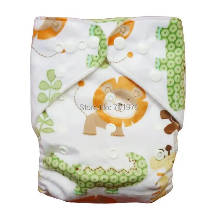 Alva Cloth Diapers One Size Fits All Baby Washable Diaper Minky Cloth