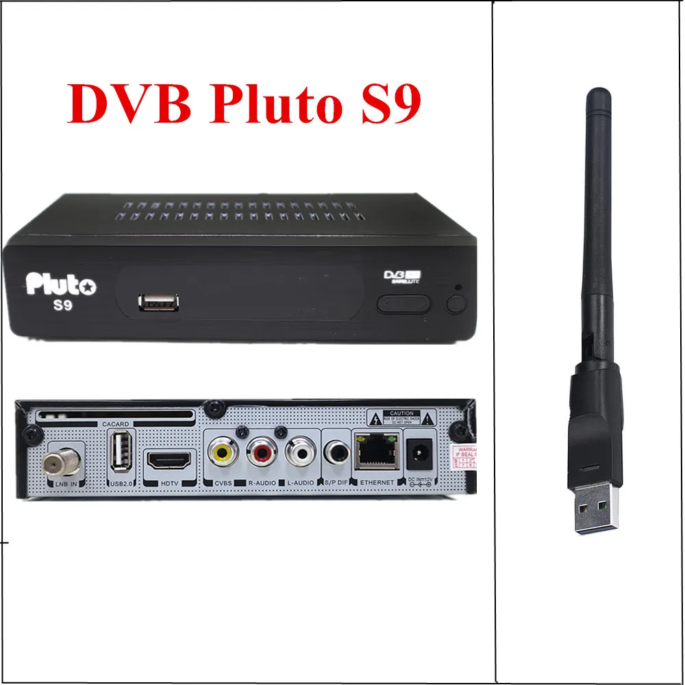 1 год Европа 7 Clines сервер Vmade Pluto s9 цифровой спутниковый ресивер DVB-S2 V7S HD Full 1080P+ USB wifi обновление M3U Youtube V8 - Цвет: S9-WIFI