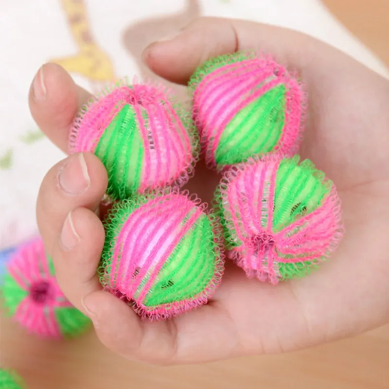 

1-6pcs Anti-winding Laundry Ball Home Washing Machine Starfish Solid Cleaning Ball Super Strong Decontamination Wool Remover