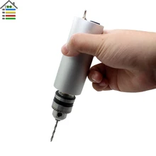DC 12-24V 2A Motor Electric Mini Hand Drill PCB Press Twist Drill Bits Set 0.6-6mm B10 Key Chucks for Wooden Woodworking